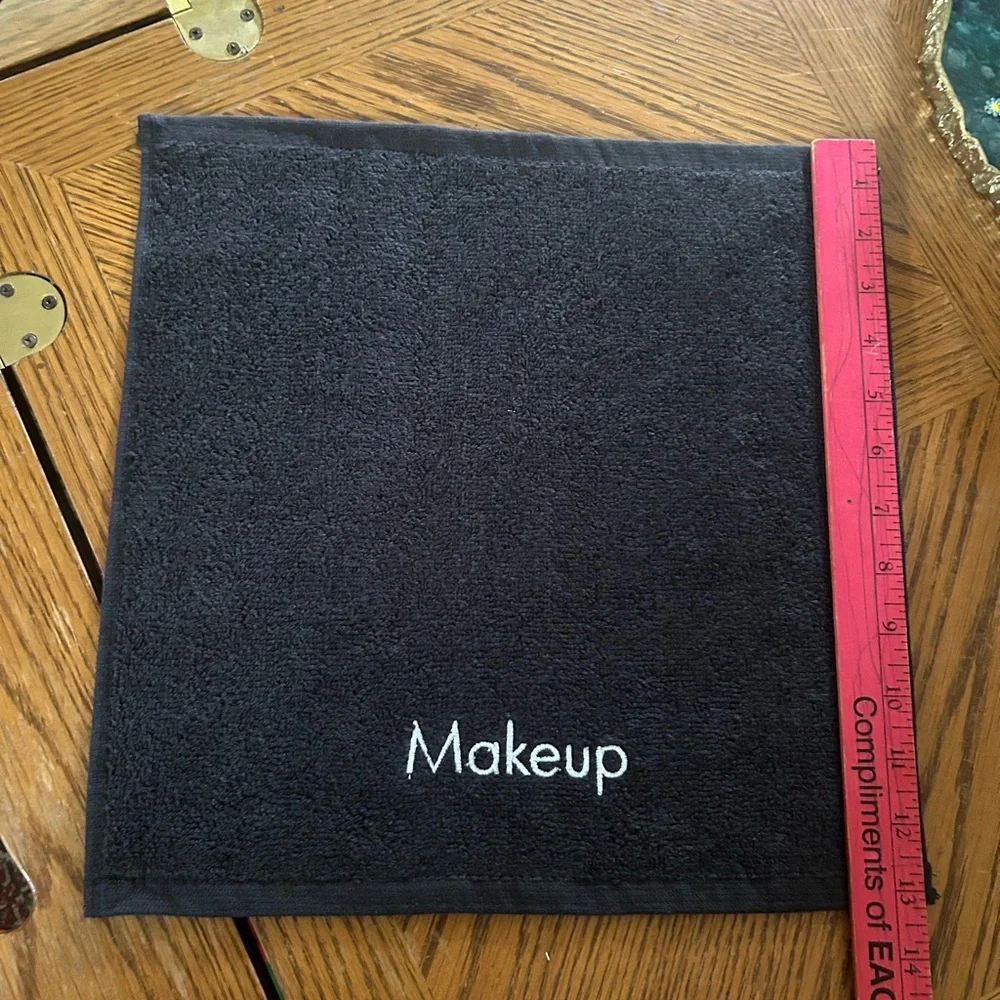 Black Makeup Washcloth